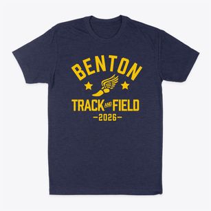 Benton Middle School Track and Field Classic Dad T-Shirt