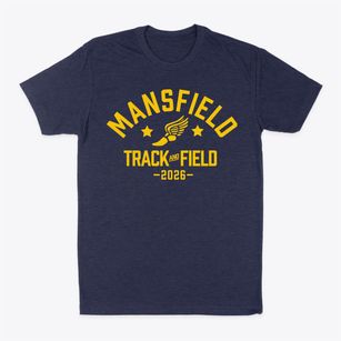 Mansfield High School Track and Field Classic Dad T-Shirt