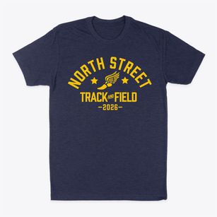 North Street School Track and Field Classic Dad T-Shirt