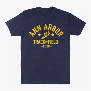 Ann Arbor High School Track and Field Classic Dad T-Shirt