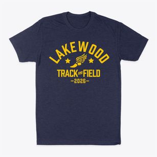 Lakewood Elementary School Track and Field Classic Dad T-Shirt