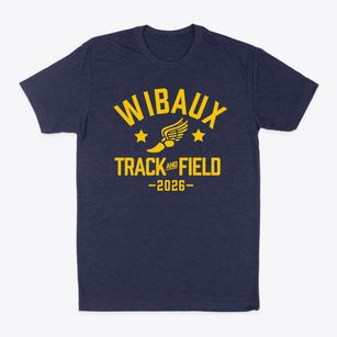 Wibaux High School Track and Field Classic Dad T-Shirt