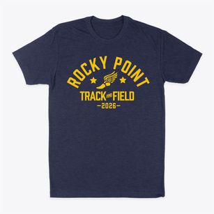 Rocky Point Elementary School Track and Field Classic Dad T-Shirt