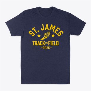 Saint James Elementary School Track and Field Classic Dad T-Shirt