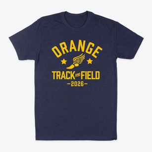 Orange High School Track and Field Classic Dad T-Shirt