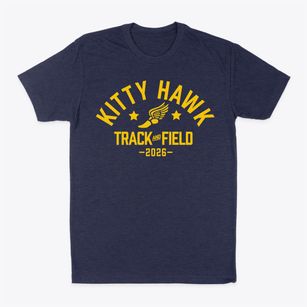 Kitty Hawk Elementary School Track and Field Classic Dad T-Shirt