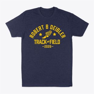 Robert B Deibler Elementary School Track and Field Classic Dad T-Shirt