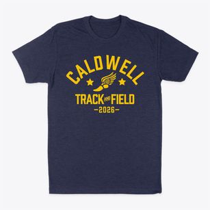 Caldwell Elementary School Track and Field Classic Dad T-Shirt
