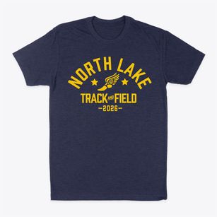North Lake Elementary School Track and Field Classic Dad T-Shirt