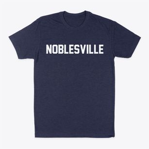 Noblesville Indiana Classic Block Classic Dad T-Shirt