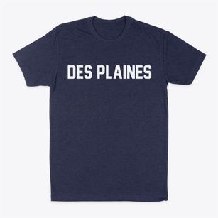 Des Plaines Illinois Classic Block Classic Dad T-Shirt