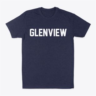 Glenview Illinois Classic Block Classic Dad T-Shirt