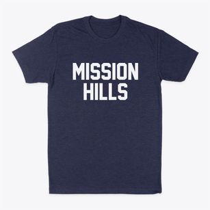 Mission Hills Kansas Classic Block Classic Dad T-Shirt