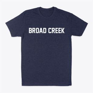 Broad Creek North Carolina Classic Block Classic Dad T-Shirt