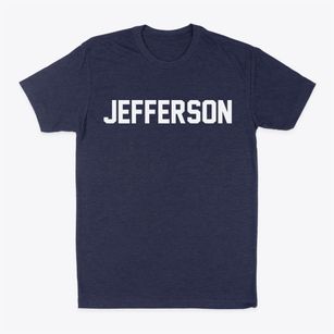 Jefferson North Carolina Classic Block Classic Dad T-Shirt