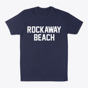 Rockaway Beach Missouri Classic Block Classic Dad T-Shirt
