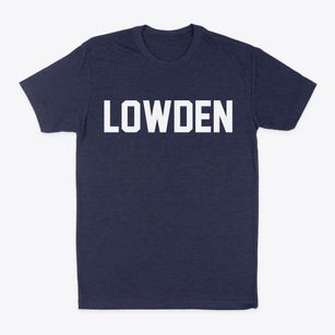Lowden Iowa Classic Block Classic Dad T-Shirt