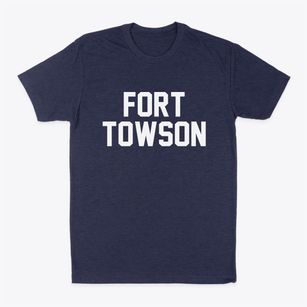 Fort Towson Oklahoma Classic Block Classic Dad T-Shirt