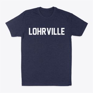 Lohrville Wisconsin Classic Block Classic Dad T-Shirt