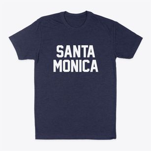 Santa Monica California Classic Block Classic Dad T-Shirt