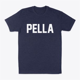 Pella Iowa Classic Block Classic Dad T-Shirt