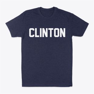 Clinton North Carolina Classic Block Classic Dad T-Shirt