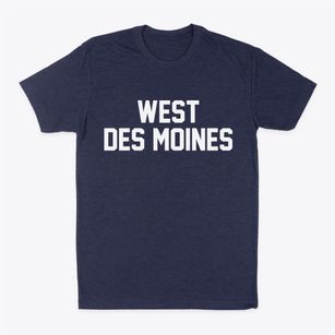 West Des Moines Iowa Classic Block Classic Dad T-Shirt
