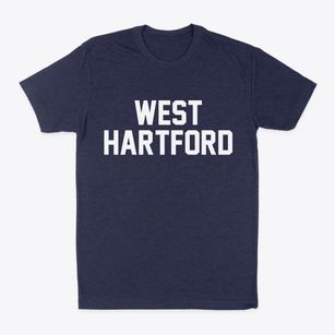West Hartford Connecticut Classic Block Classic Dad T-Shirt