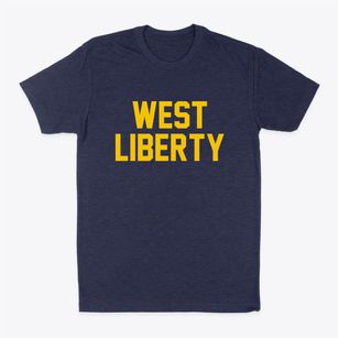 West Liberty Iowa Classic Block Classic Dad T-Shirt