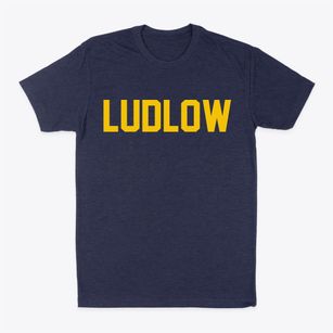 Ludlow Vermont Classic Block Classic Dad T-Shirt