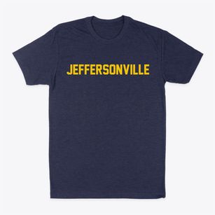 Jeffersonville Georgia Classic Block Classic Dad T-Shirt