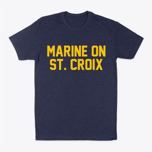 Marine On St. Croix Minnesota Classic Block Classic Dad T-Shirt