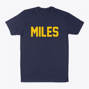 Miles Iowa Classic Block Classic Dad T-Shirt