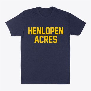 Henlopen Acres Delaware Classic Block Classic Dad T-Shirt