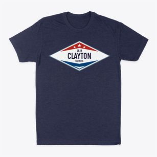 Clayton Illinois Diamond Star Classic Dad T-Shirt