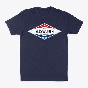 Ellsworth New Hampshire Diamond Star Classic Dad T-Shirt