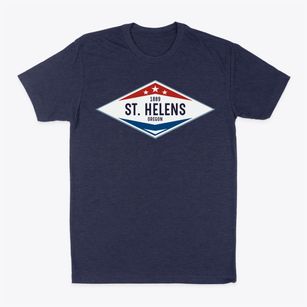 St. Helens Oregon Diamond Star Classic Dad T-Shirt