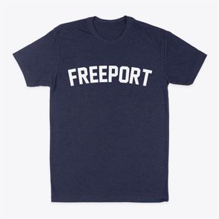 Freeport Maine Classic Curve Classic Dad T-Shirt