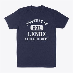 Lenox Iowa Athletic Dept Classic Dad T-Shirt