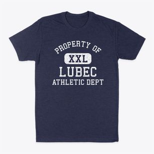 Lubec Maine Athletic Dept Classic Dad T-Shirt