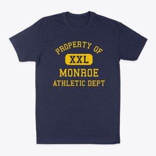 Monroe Maine Athletic Dept Classic Dad T-Shirt