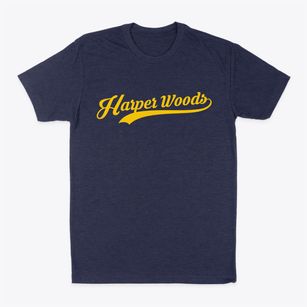Harper Woods Michigan Vintage Team Classic Dad T-Shirt