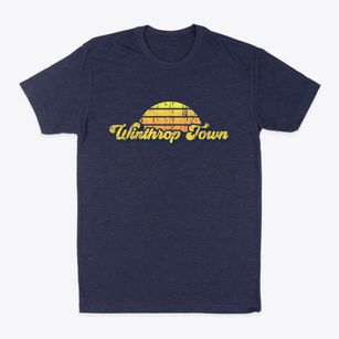 Winthrop Town Massachusetts Sublime Sunset Classic Dad T-Shirt
