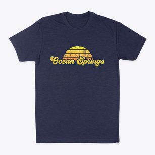 Ocean Springs Mississippi Sublime Sunset Classic Dad T-Shirt