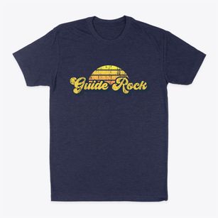 Guide Rock Nebraska Sublime Sunset Classic Dad T-Shirt