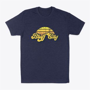 Bluff City Kansas Sublime Sunset Classic Dad T-Shirt