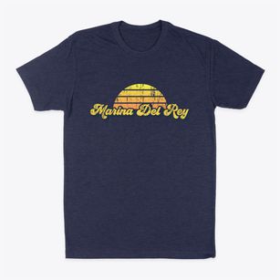 Marina Del Rey California Sublime Sunset Classic Dad T-Shirt