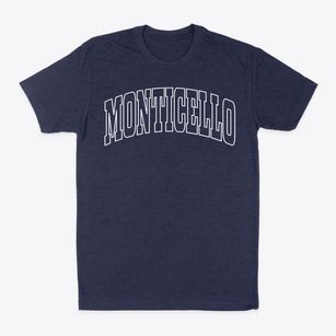 Monticello Kentucky Trendy Block Classic Dad T-Shirt