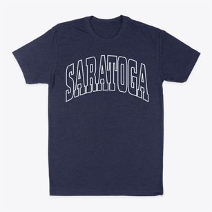 Saratoga New York Trendy Block Classic Dad T-Shirt