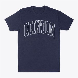 Clinton New York Trendy Block Classic Dad T-Shirt